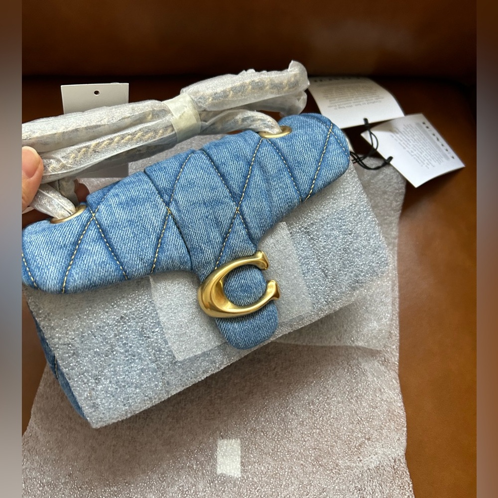 Coach Denim Tabby Shoulder Bag 20